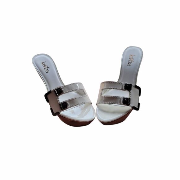 COPY - Kooba Mila Wedge Slides. Size 8. - Picture 1 of 11
